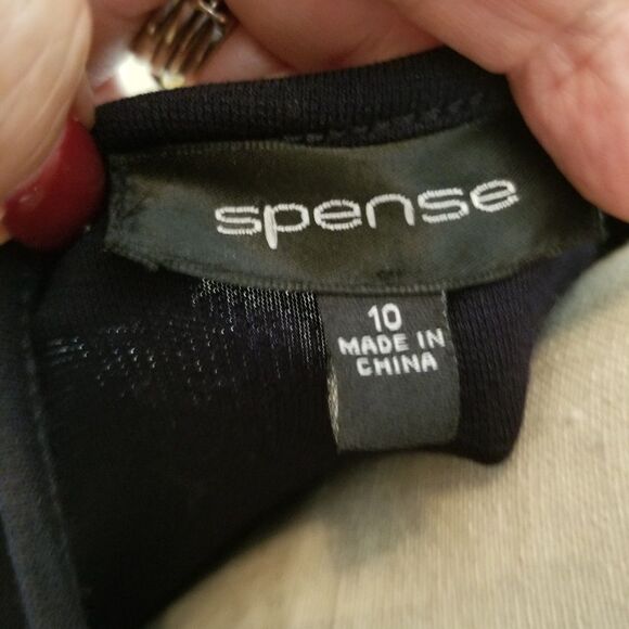 NAVY BLUE FIT N FLARE DRESS - Picture 6 of 6